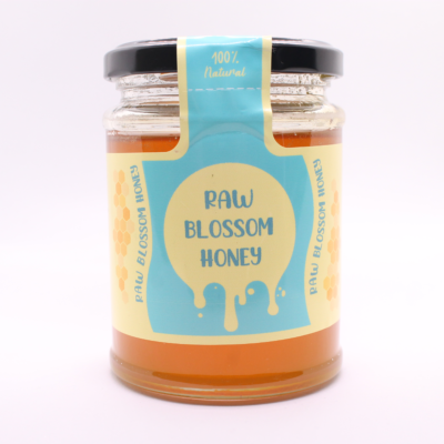Raw blossom honey