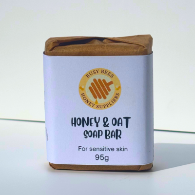 An image of our Honey and Oat Soap Bar for sensitive skin