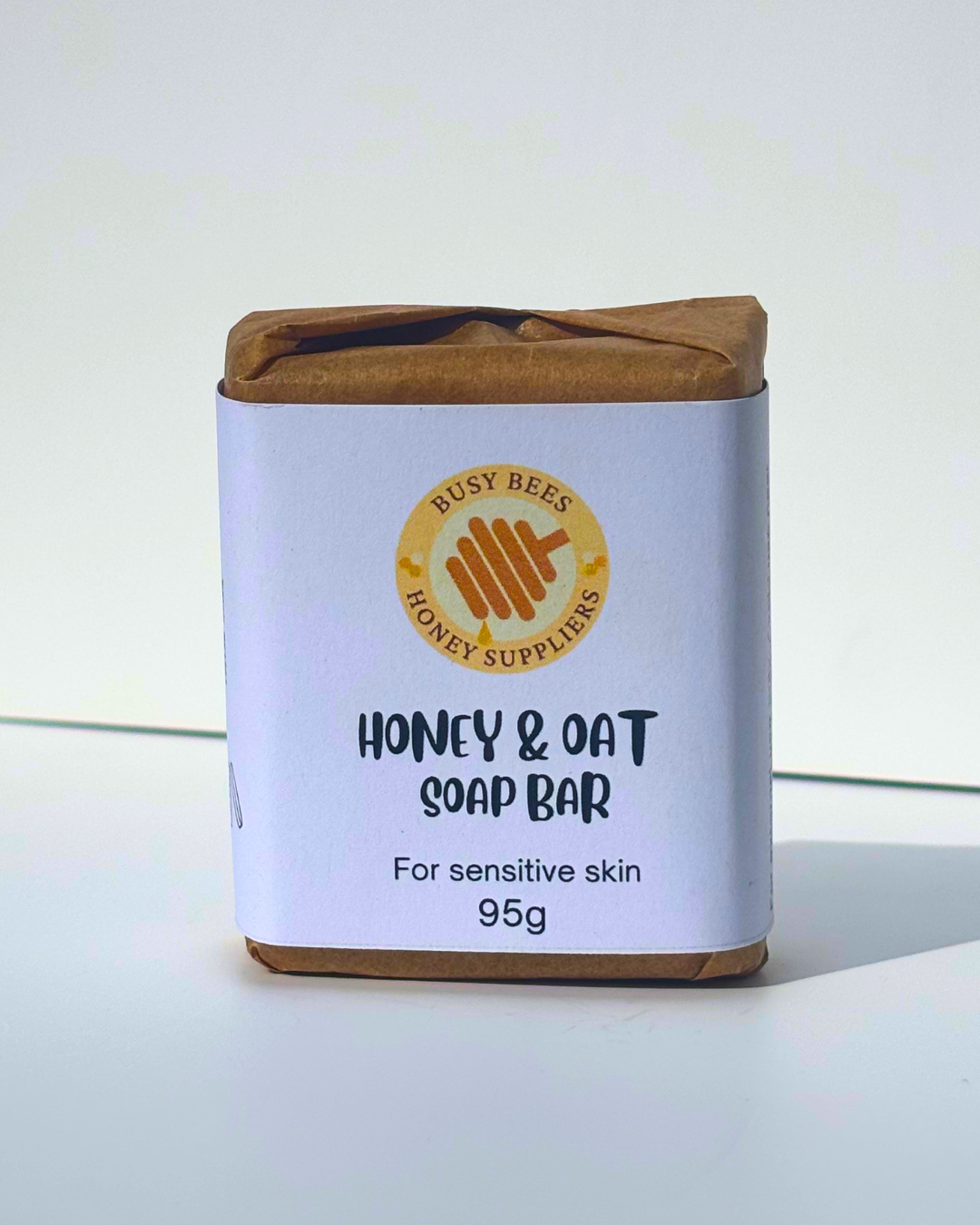 An image of our Honey and Oat Soap Bar for sensitive skin