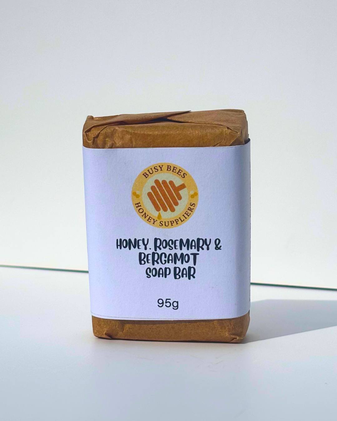 An image of our Honey, Rosemary and Bergamot Soap Bar